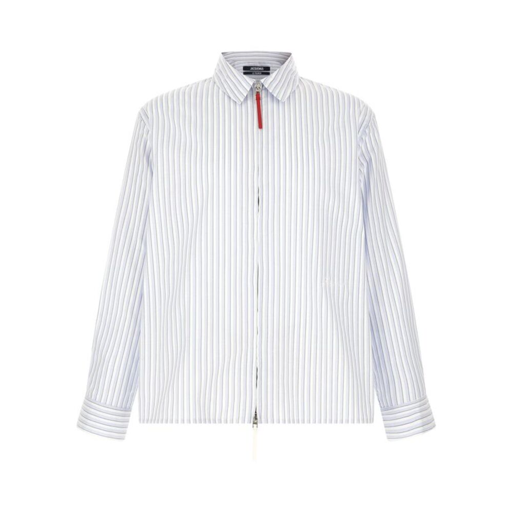 Jacquemus Blue Cotton Men's Blouse